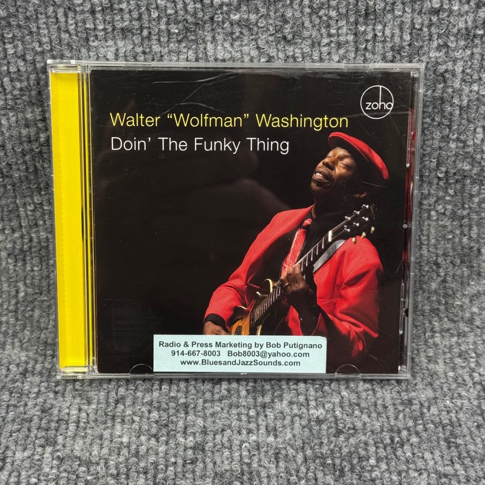 Walter Wolfman Washington Doin' The Funky‎ Thing CD Zoho Roots 200805 Blues Jazz